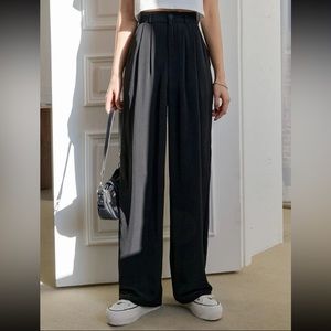 DAZY high waist plicated detail pants